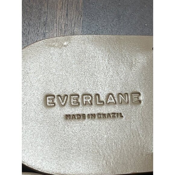 Everlane The Day Crossover Sandals in Light Taupe New Womens Slides Flats - Picture 9 of 13